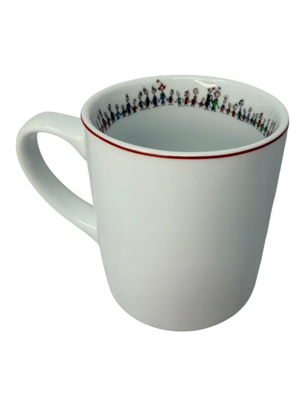 Williams Sonoma The Grinch Christmas Coffee Mug Cup‎ Sleigh Dr Seuss